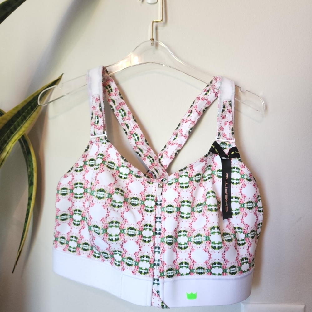 SHEFIT Ultimate Sports Bra White 6Luxe 6XL New High Impact Adjustable